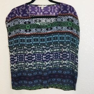 CAbi  shirt Aztec tribal style #832